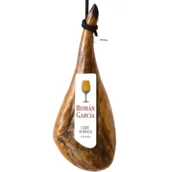 Jamón ibérico Román García con brida blanca