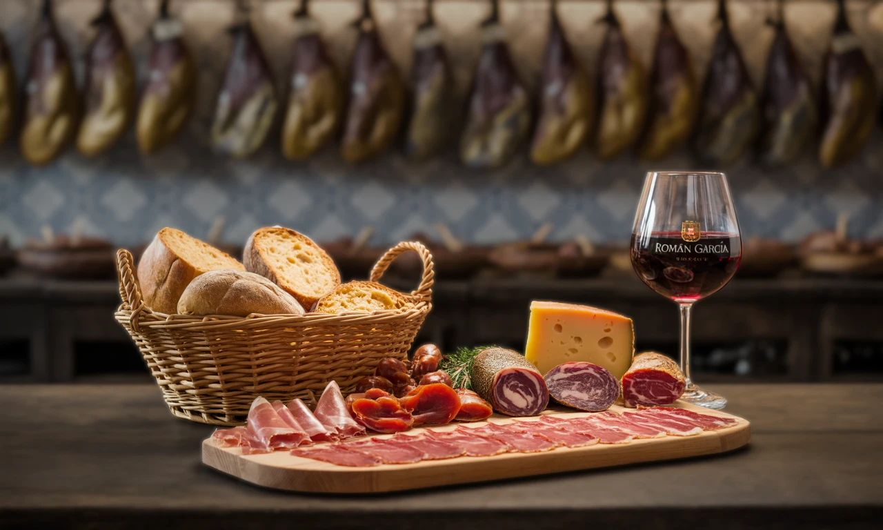 Jamones, embutidos, quesos y vinos de Román García